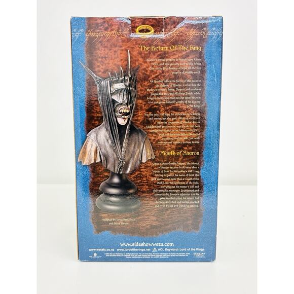 Sideshow Weta Mouth of Sauron Polystone Bust Lord of the Rings 1801/4000 - Picture 5 of 7